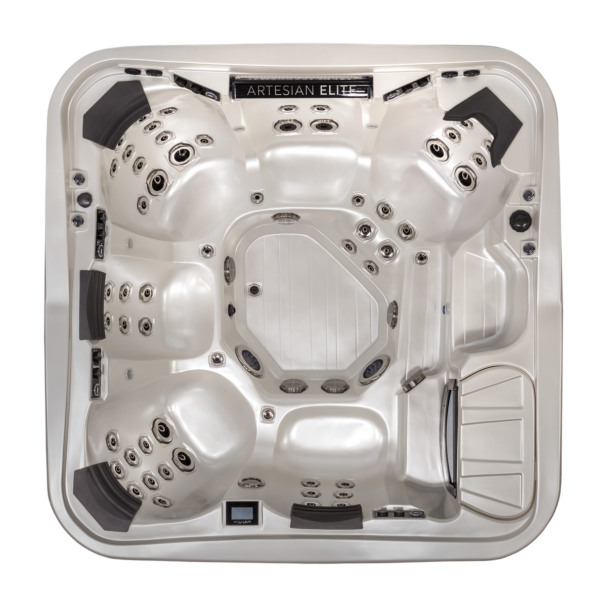 Piper Glen hot tub - top view