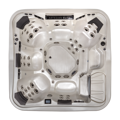 Piper Glen hot tub - top view