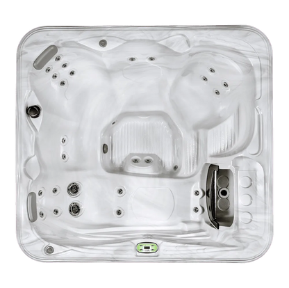 Plume hot tub - top view