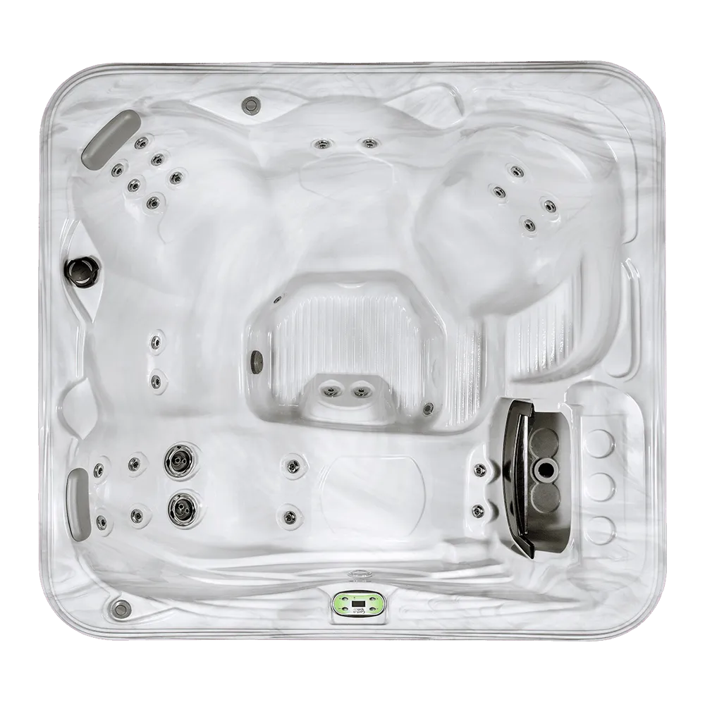 Plume hot tub - top view