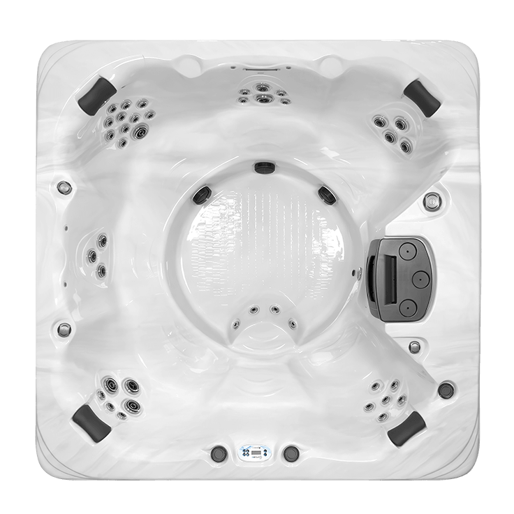 Precision 8 hot tub - top view