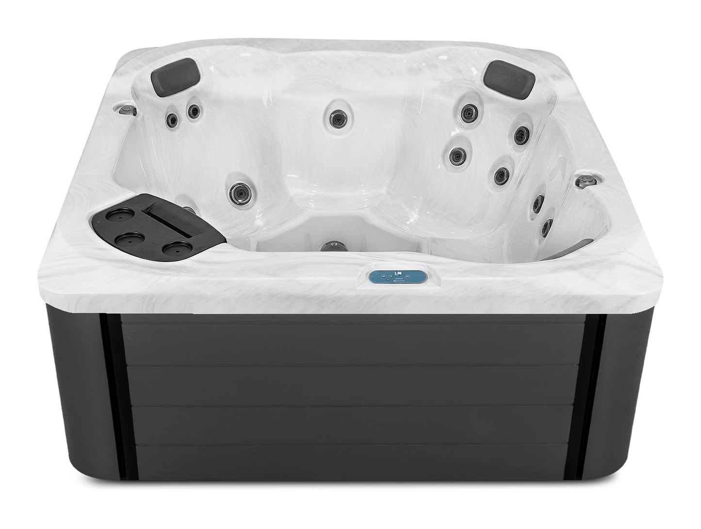 S6 hot tub - Sterling shell with Graphite (Standard) cabinet