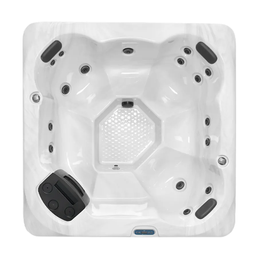 S6 hot tub - top view