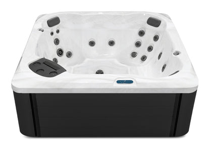 S7 hot tub - Sterling shell with Midnight cabinet