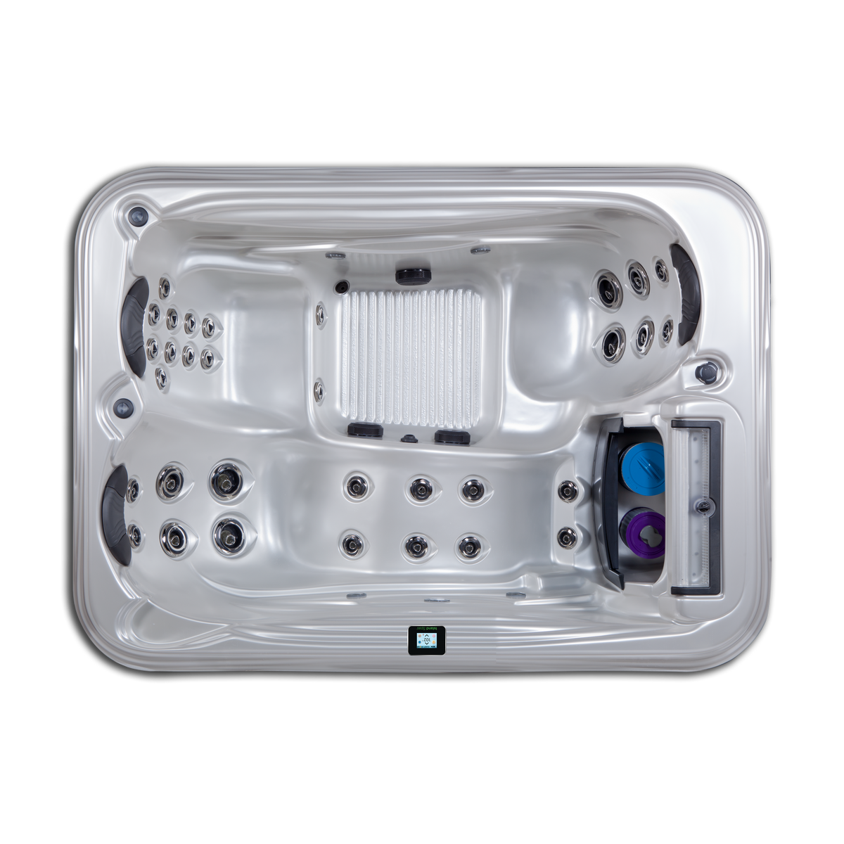 Santa Cruz hot tub - top view