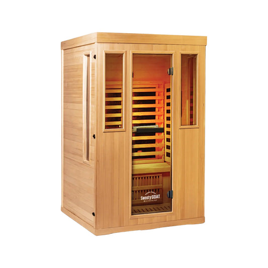 MP2 Sweaty GOAT infrared sauna - front view