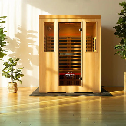MP3 Sweaty GOAT infrared sauna in a home - lifestyle