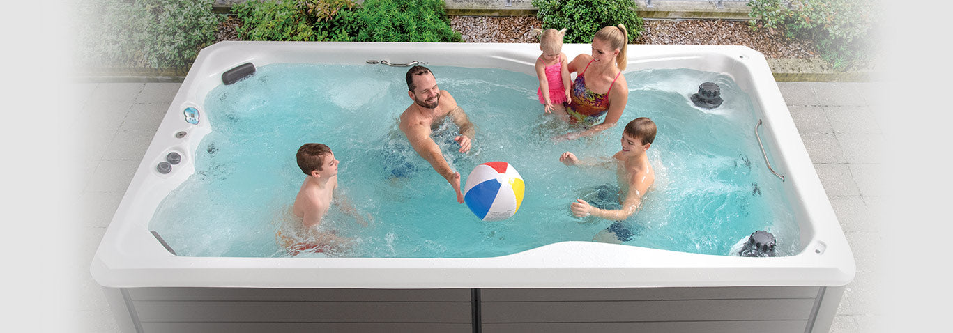 Therapool 13 swim spa - lifestyle