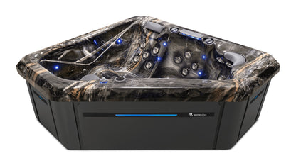 TS 240X hot tub - Midnight Canyon shell with Graphite cabinet