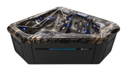 TS 240X hot tub - Midnight Canyon shell with Midnight cabinet