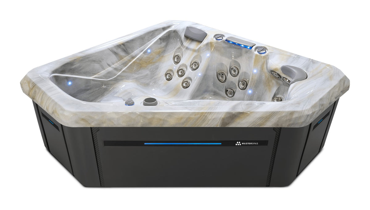 TS 240X hot tub - Smokey Mountain shell with Graphite cabinet