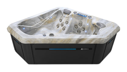 TS 240X hot tub - Smokey Mountain shell with Midnight cabinet