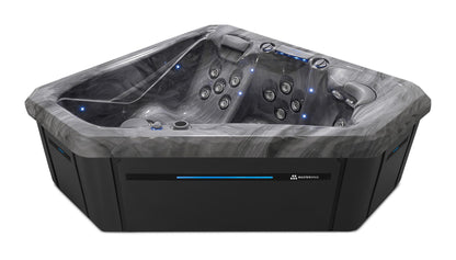TS 240X hot tub - Storm Cloud shell with Midnight cabinet