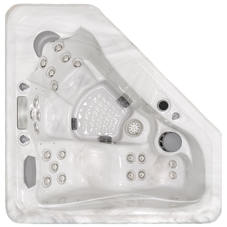 TS 240X hot tub - top view
