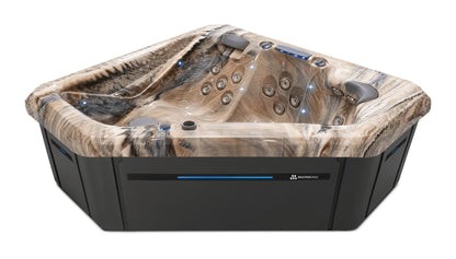 TS 240X hot tub - Tuscan Sun shell with Graphite cabinet