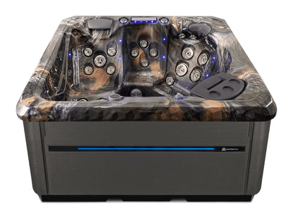 TS 6.2 hot tub - Midnight Canyon shell with Graphite cabinet