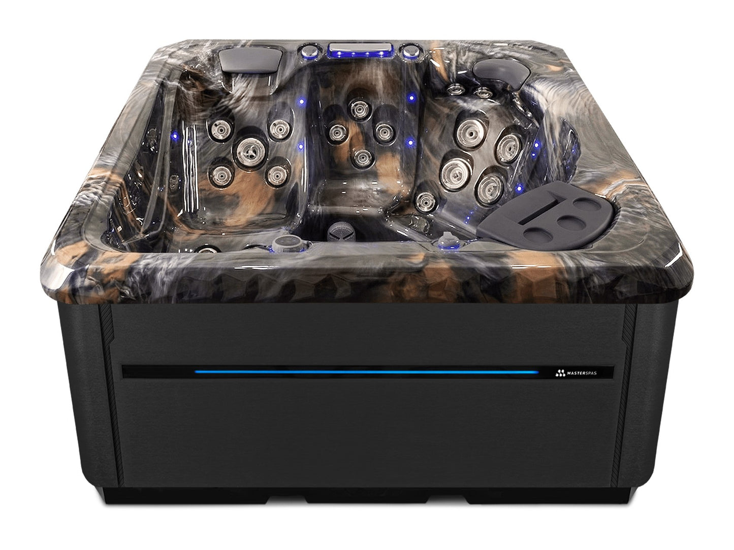 TS 6.2 hot tub - Midnight Canyon shell with Midnight cabinet