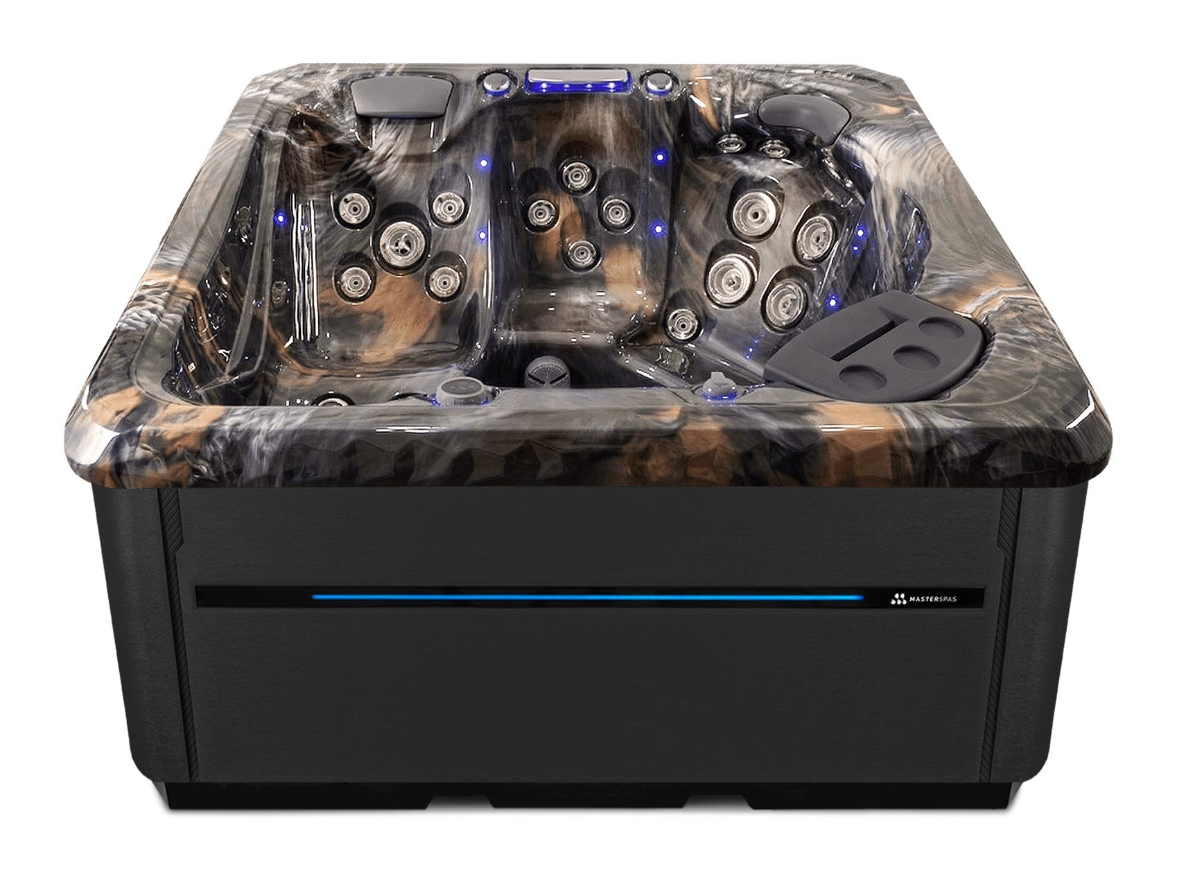 TS 6.2 hot tub - Midnight Canyon shell with Midnight cabinet