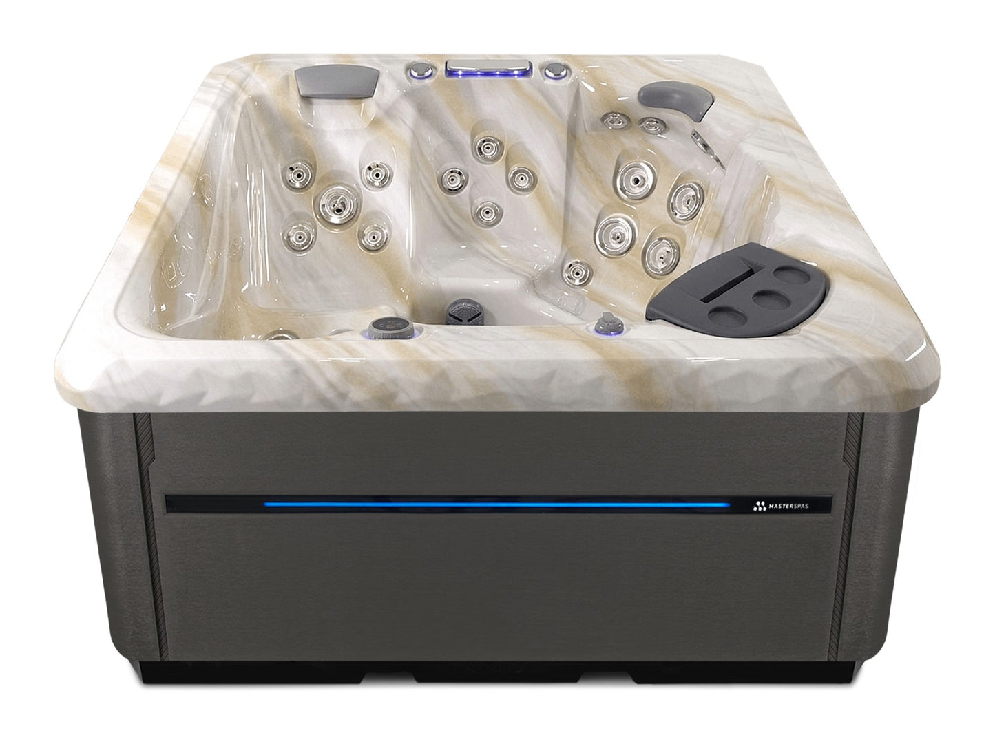 TS 6.2 hot tub - Smokey Mountain shell with Graphite cabinet
