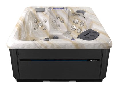 TS 6.2 hot tub - Smokey Mountain shell with Midnight cabinet
