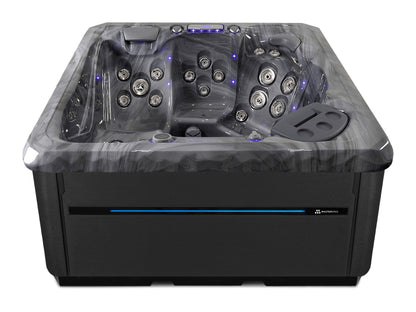TS 6.2 hot tub - Storm Cloud shell with Midnight cabinet