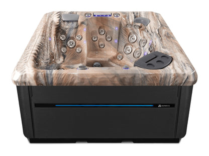 TS 6.2 hot tub - Tuscan Sun shell with Midnight cabinet