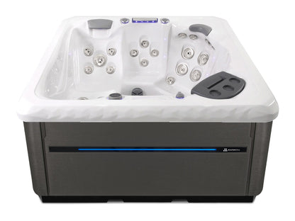 TS 6.2 hot tub - White shell with Graphite cabinet
