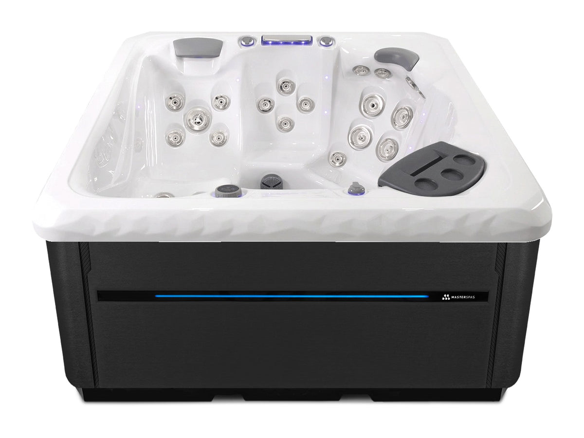 TS 6.2 hot tub - White shell with Midnight cabinet