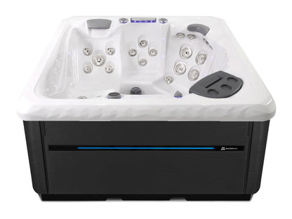 TS 6.2 hot tub - White shell with Midnight cabinet