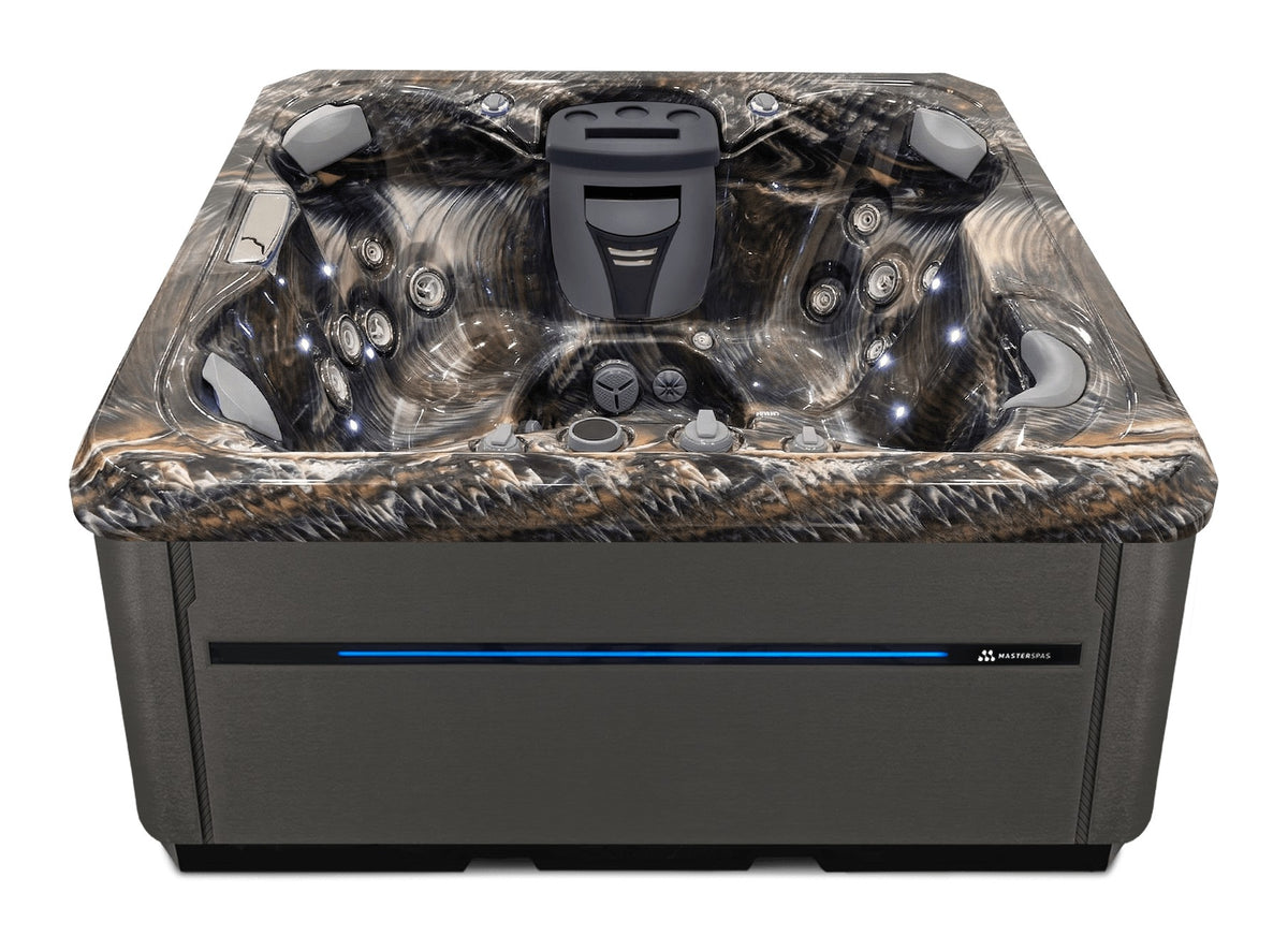 TS 67.25 hot tub - Midnight Canyon shell with DuraMaster Graphite cabinet