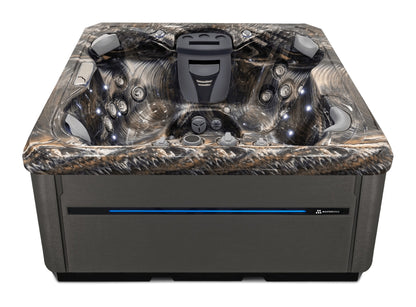 TS 67.25 hot tub - Midnight Canyon shell with DuraMaster Graphite cabinet