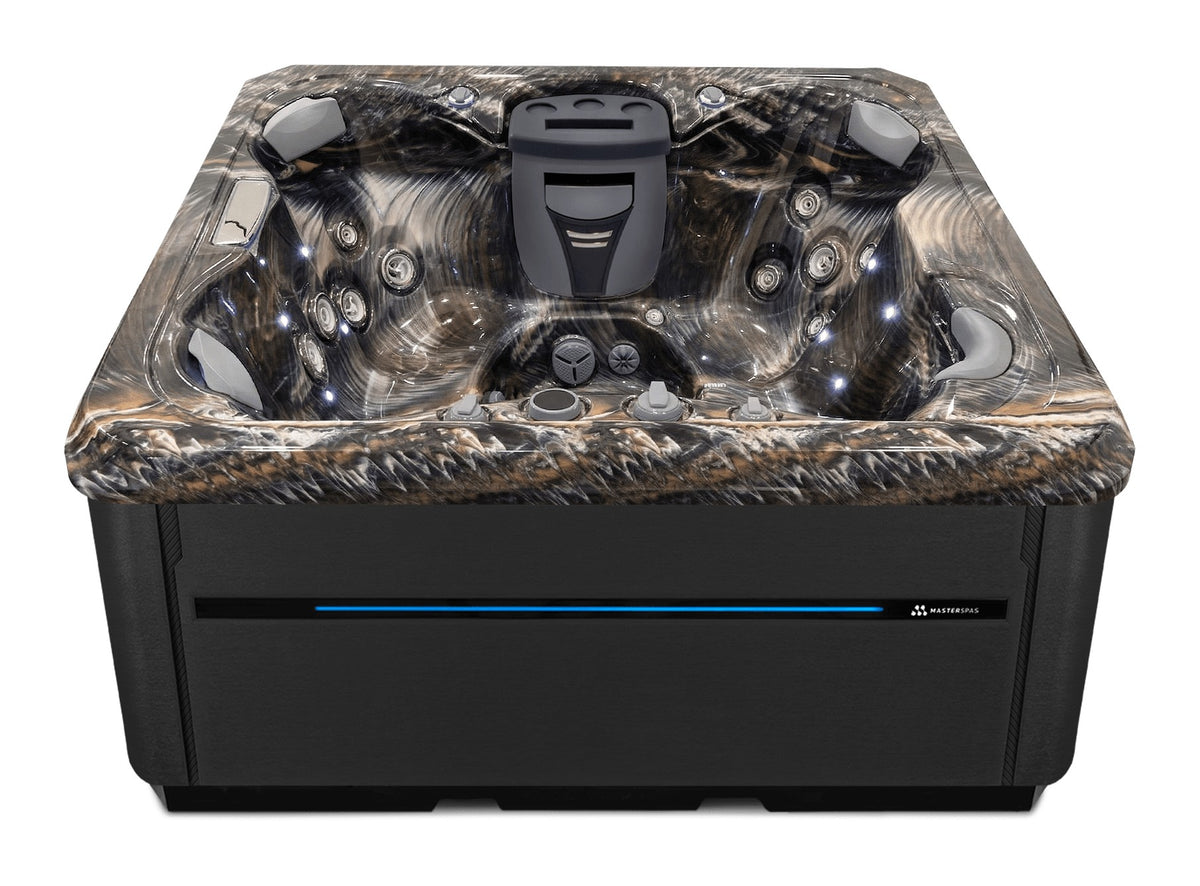 TS 67.25 hot tub - Midnight Canyon shell with Duramaster Midnight cabinet