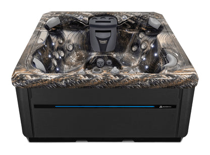 TS 67.25 hot tub - Midnight Canyon shell with Duramaster Midnight cabinet
