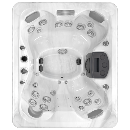 TS 67.25 hot tub - top view