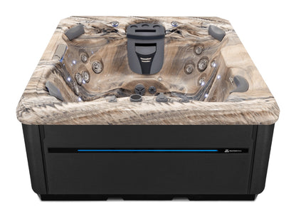 TS 67.25 hot tub - Tuscan Sun shell with Duramaster Midnight cabinet