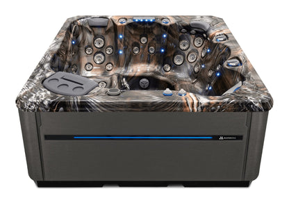 TS 7.2 hot tub - Midnight Canyon shell with Graphite cabinet