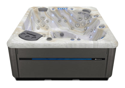 TS 7.2 hot tub - Smokey Mountain shell with Graphite cabinet