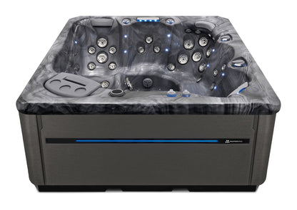 TS 7.2 hot tub - Storm Cloud shell with Graphite cabinet