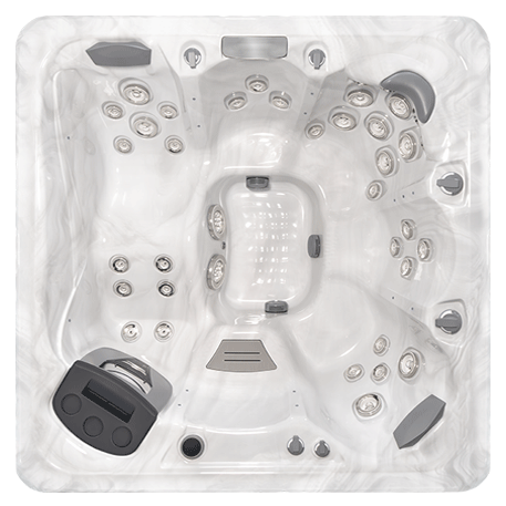 TS 7.2 hot tub - top view