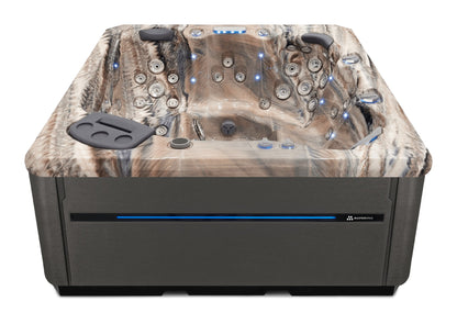 TS 7.2 hot tub - Tuscan Sun shell with Graphite cabinet