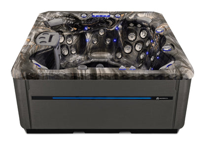 Twilight Spas TS 7.25 hot tub - Midnight Canyon shell with Graphite skirting