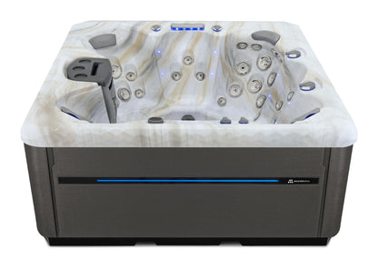 Twilight Spas TS 7.25 hot tub - Smokey Mountain shell with Graphite skirting