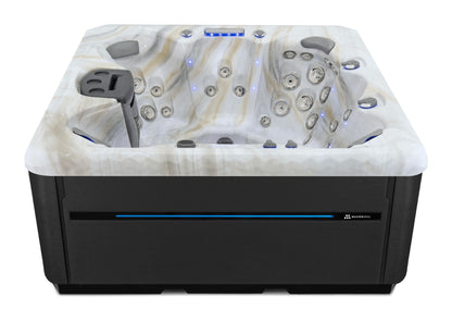 Twilight Spas TS 7.25 hot tub - Smokey Mountain shell with Midnight skirting