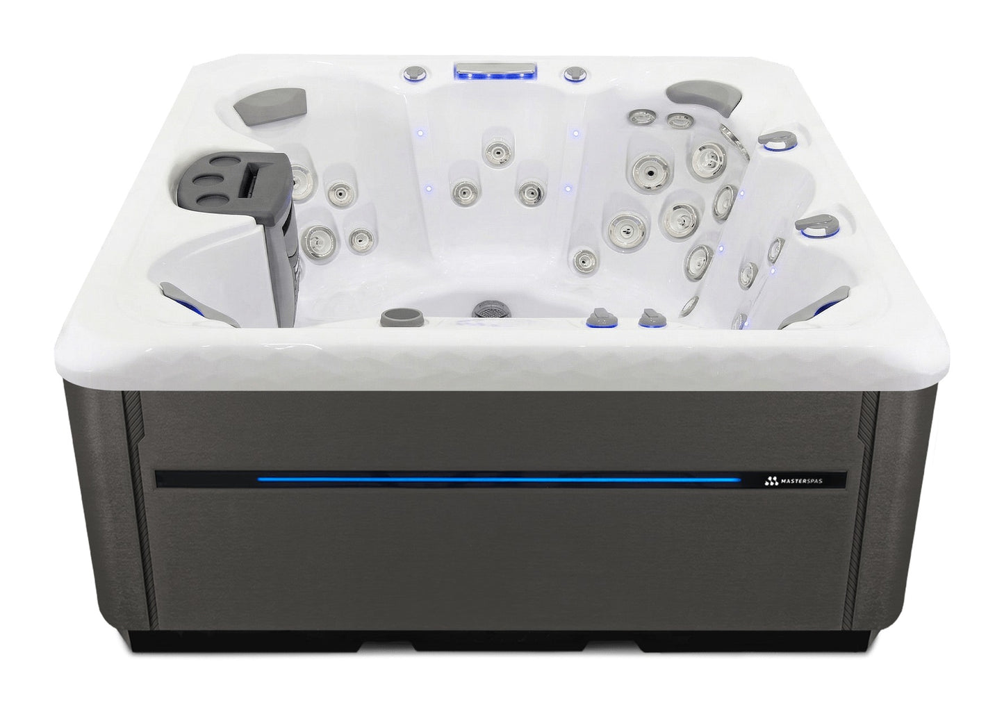 Twilight Spas TS 7.25 hot tub - White shell with Graphite skirting