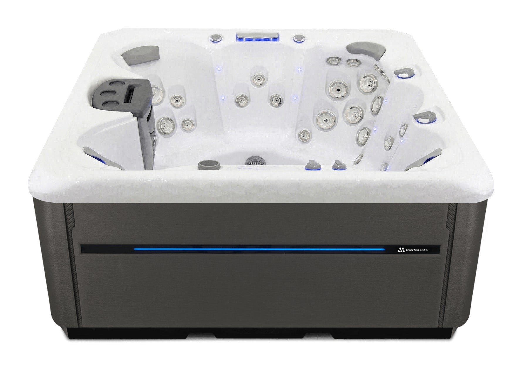 Twilight Spas TS 7.25 hot tub - White shell with Graphite skirting