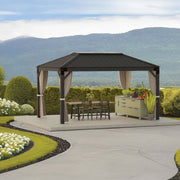 Visscher Privacy Drape Set with Rail KIT 11 x 14 - with privacy drapes
