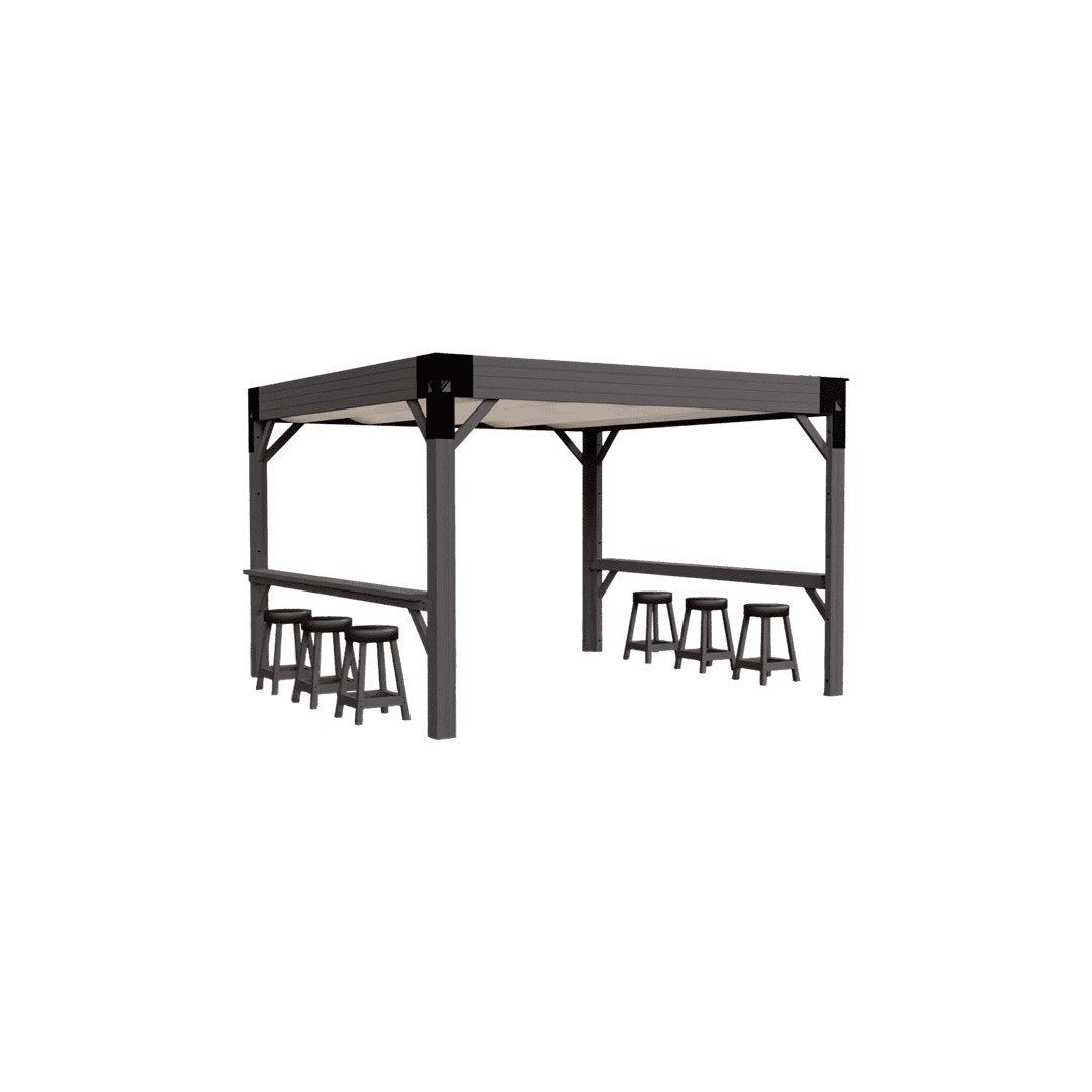Visscher Bar and 3 Stools Kit 11' - with bar kit