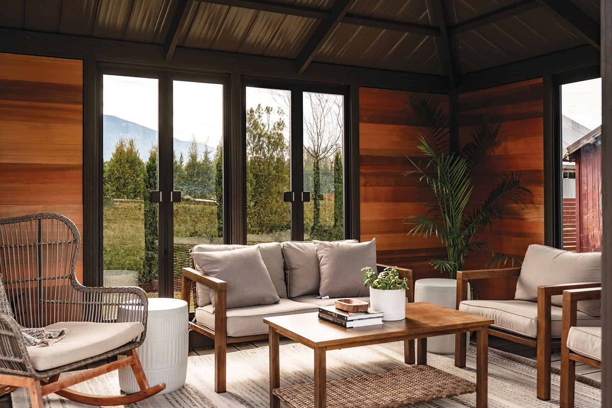 Visscher Thompson 14x 14 - with cedar interior panels