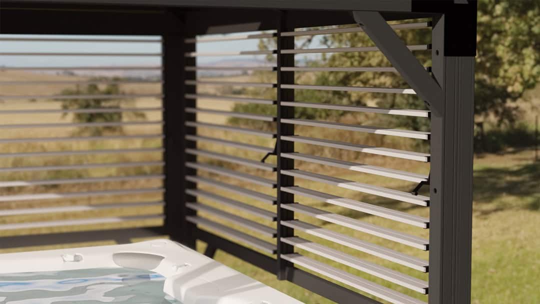 Visscher Louver Wall 9' - with louver panels