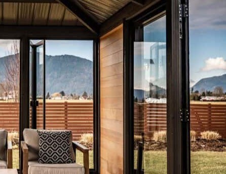 Two Folding Sliding Door Systems